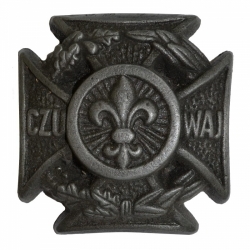 Krzyż Harcerski Aluminiowy 8cm 