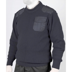 Sweter granatowy męski