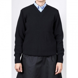 Sweter granatowy damski