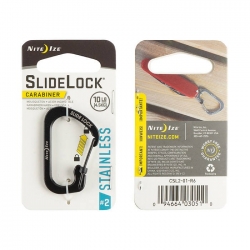 Karabinek Nite Ize - SlideLock Carabiner #2 - Czarny - CSL2-01-R6