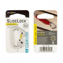Karabinek Nite Ize - SlideLock Carabiner #2 - Stalowy - CSL2-11-R6