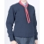 Sweter granatowy damski